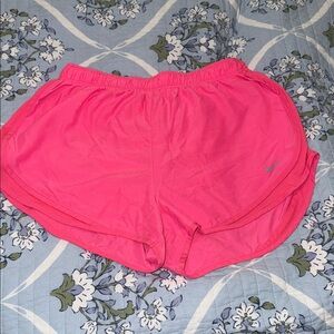 Nike Women's Bright Pink Athletic Shorts